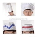 (Free shipping) White style Kitchen chef uniform with free pant/shirt/apron/hat 4