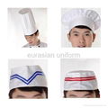 (Free shipping) Cotton cook clothing in restaurant with free pant/apron/shirt 4