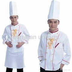 (Free shipping) Professional chef's uniform