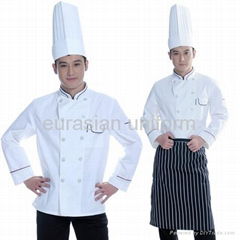 (Free shipping) Pofessional hotel chef clothing