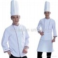 (Free shipping) Advanced hotel | restaurant kitchen chef cloth 1