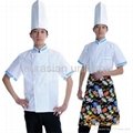 (Free shipping) Cafeteria chef uniform
