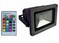 10W RGB flood light