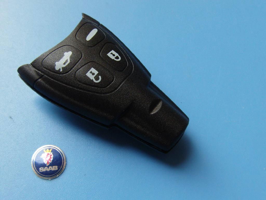 Saab 4 button key fob cover case 2