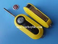 Fiat 3 buttons flip key cover with different colors 2