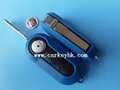 Fiat 3 buttons flip key cover with different colors 4