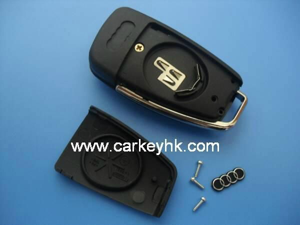 Audi A6L  3 buttons remote key shell 2