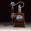 antique wooden telephoneCY-505A 5