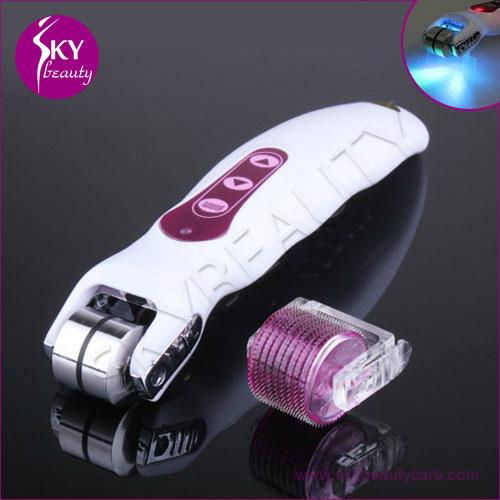 540 Derma Roller with Vibrating Galvanic Photon