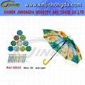 Sun Umbrella, Creative Heat Transfer Printing Straight Umbrellas（JHD402) 1