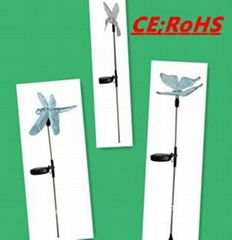 2012 hot sell solar butterfly/dragonfly light