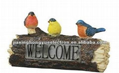 2012 promotional resin sensor singing bird