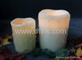 LED wax dripping candle
