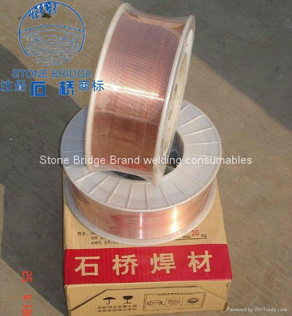 AWS ER70S-6 co2 gas shieled welding wire for welding  2