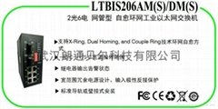 LTBIS206两光六电网管型工业交换机