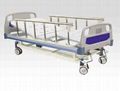 Movable Double-function Manual hospital bed with ABS Bed Head  1