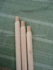 Wooden broom stick with American thread