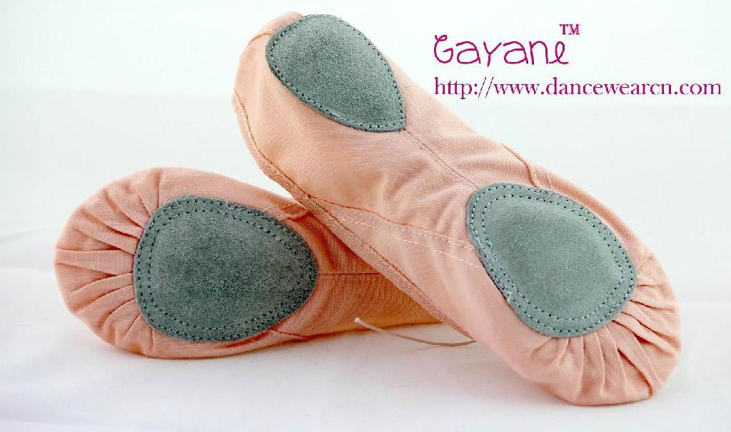 canvas ballet shoes with split sole 2
