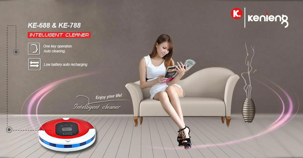 factory supplier automatic robot vacuum cleaner  4