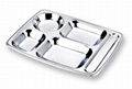 stainless steel oval dinner plates