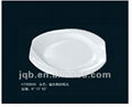 durable white ceramic magnesia porcelain plate  2