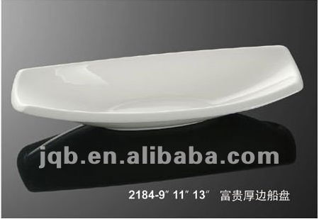 durable white ceramic magnesia porcelain plate  3