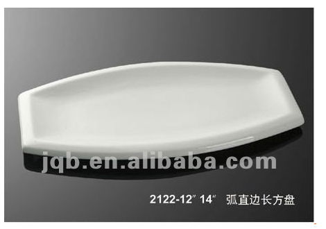 durable white ceramic magnesia porcelain plate  5