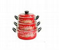 5pcs enamel pots  2