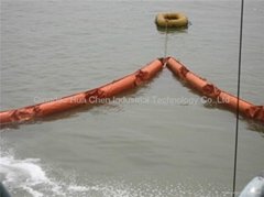 Solid-floatation PVC boom
