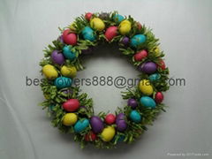 artificial flower wreath