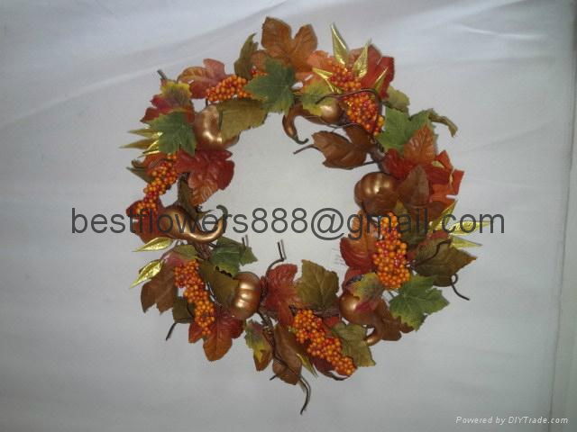 artificial flower wreath 2