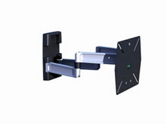 Ultra slim full motion tv wall bracket