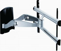 Full motion aluminum tv wall bracket