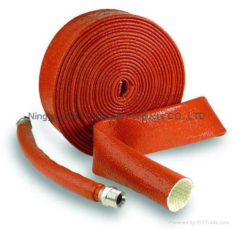 Heavy Wall Silicone Coated Fiberglass Sleeving 3