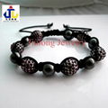 Crystal Ball Shamballa Bracelet JL-SL024