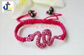 Alloy Crystal Snake Shamballa Bracelet JL-SL040