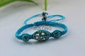 Crystal Skull and Ball Bead Bracelet JL-SL070