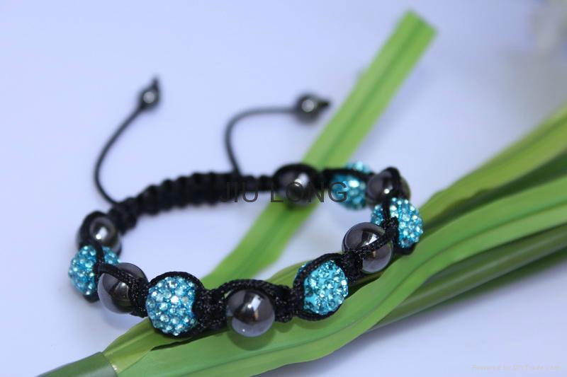 Crystal Ball Shamballa Bracelet JL-SL024 3