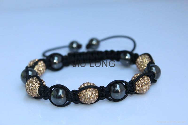 Crystal Ball Shamballa Bracelet JL-SL024 4