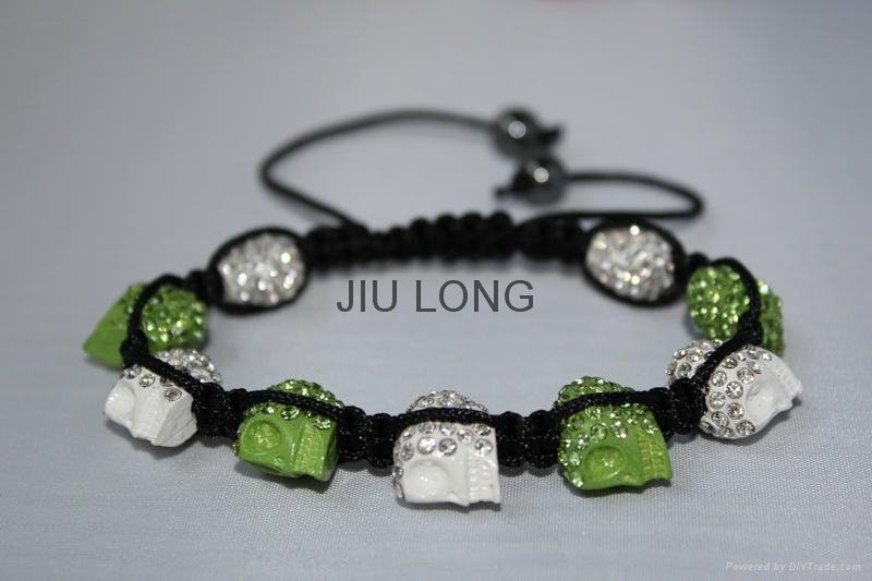 Crystal Skull Shamballa Bracelet JL-SL075 5