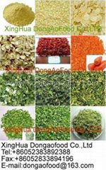 dehydrated vegetables