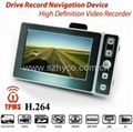 Car dvr recorder with GPS nad tire pressure monitor functions