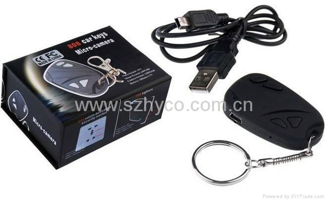 Mini DVR 808 Car Key Chain Micro Camera 5