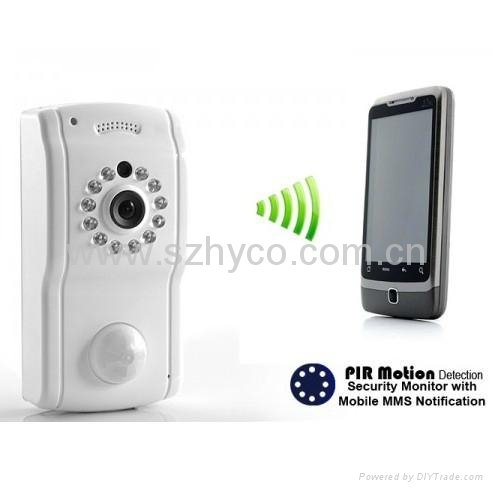 PIR Motion Detection Security Monitor GSM Camera with Mobile MMS Notification