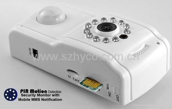PIR Motion Detection Security Monitor GSM Camera with Mobile MMS Notification 4