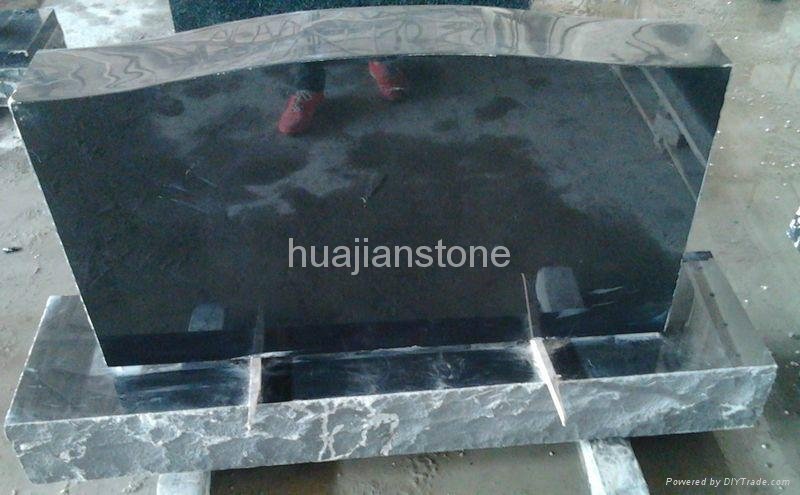 black granite tombstone 4
