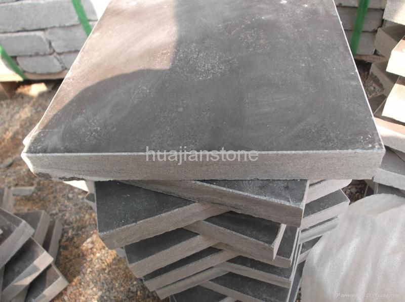 blue limestone tiles