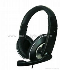 Headset with microphone