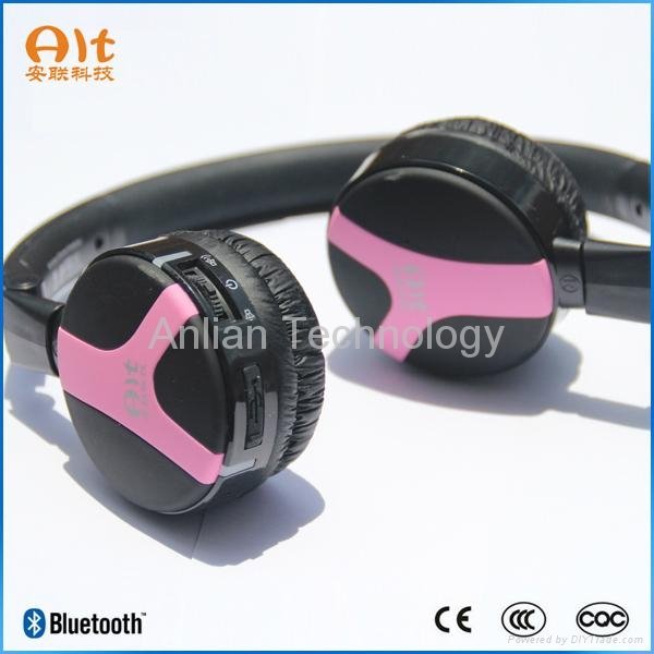 Foldable bluetooth headset wireless hot sale 3