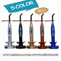 5W Wireless 1500mw  Cordless LED Dental Curing Light Lamp 5 colors available 1